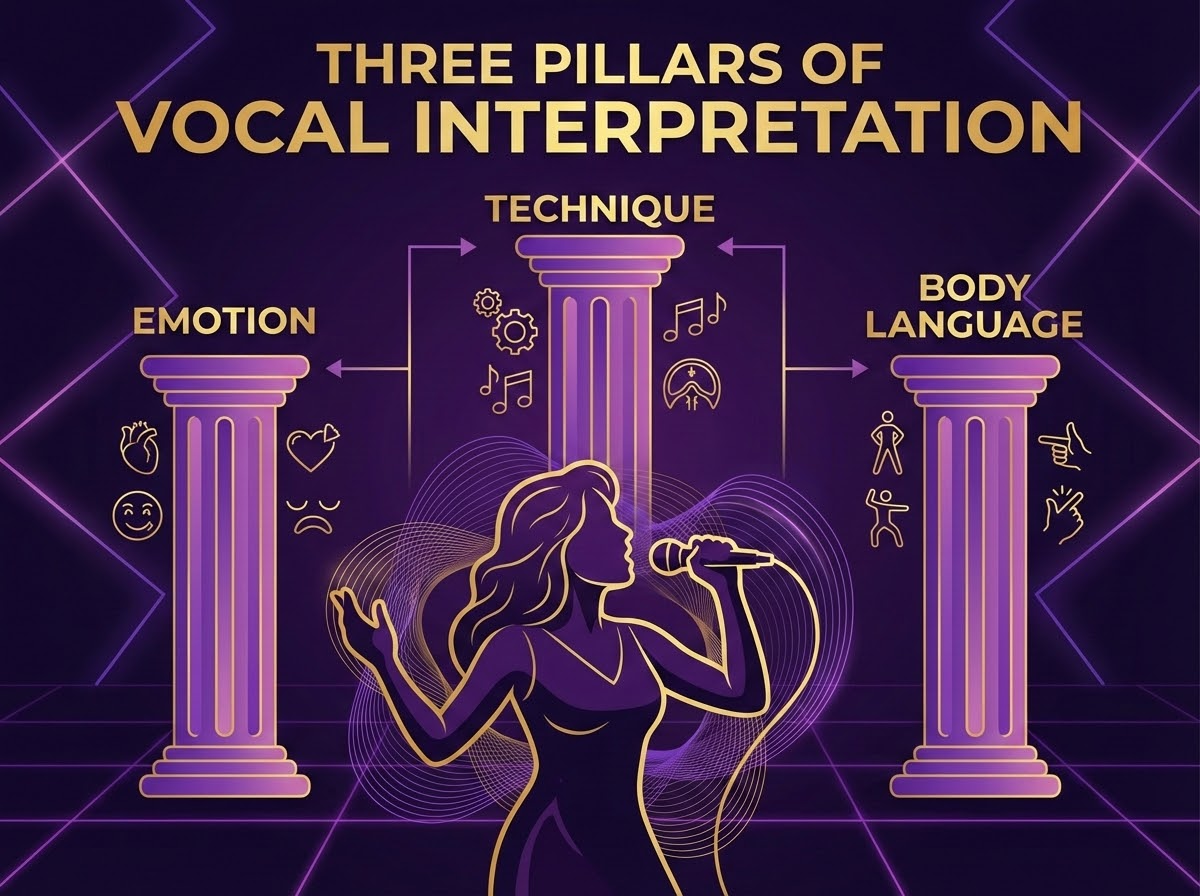 Los tres pilares de la interpretación vocal emocional